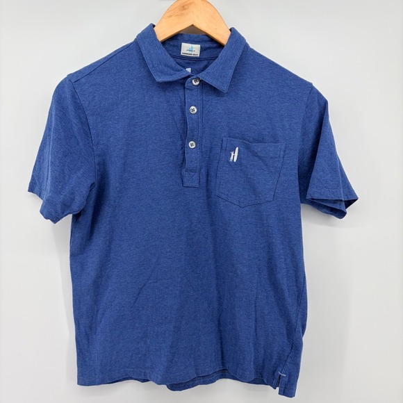 Johnnie-O Kids Hangin Out Polo Shirts Lot of 2 Red Blue Size 12 Short Sleeve - Picture 5 of 7